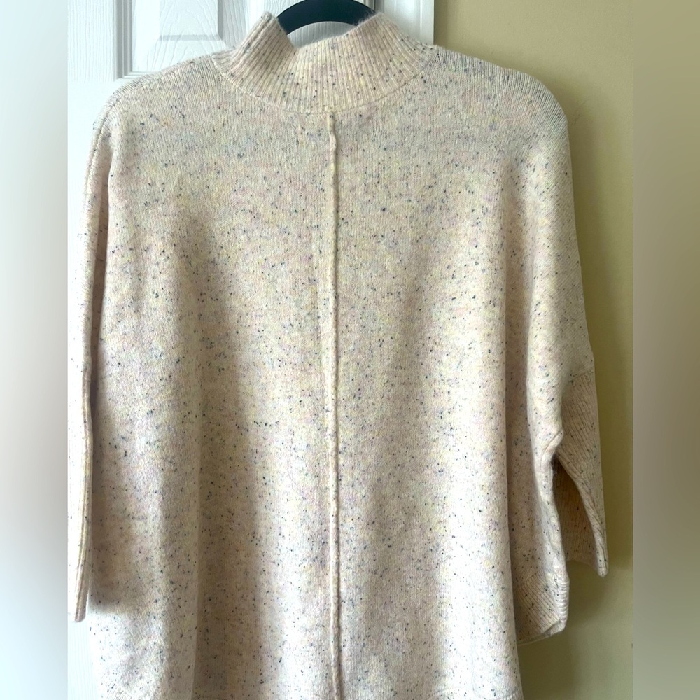 LOFT confetti turtleneck sweater